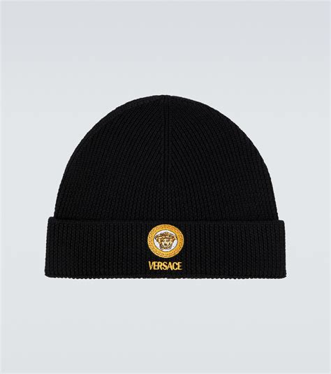 versace medusa patch beanie|Versace the gaze of medusa beanie + FREE SHIPPING.